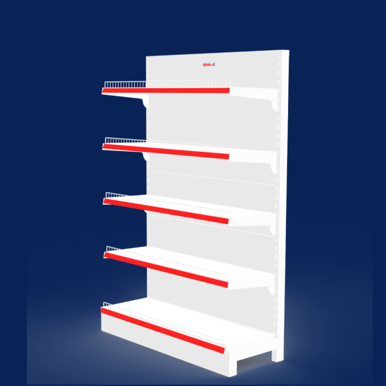 6′ x 4′ Single Side Rack Base With 4 Shelves – Soala Commercial ...