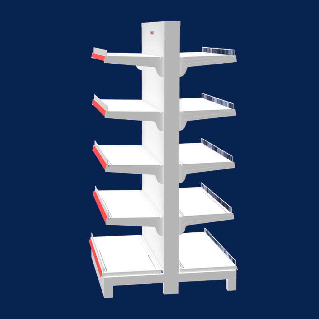 Soala Rack 6′ x 3′ Double Side Rack 2 Base With 8 Shelves – Soala Commercial ...